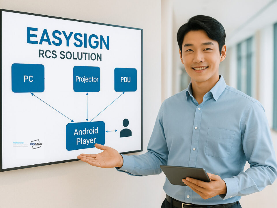 원격제어 솔루션 | 스크린골프장용 | EasySign RCS Solution 8 이지가인RCS 001