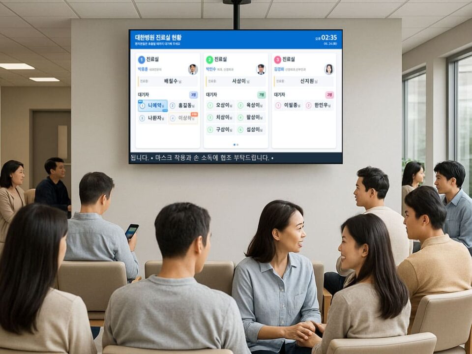 병원 진료대기 | 순번대기 | EasySign Call Man Pro 2 진료대기솔루션1